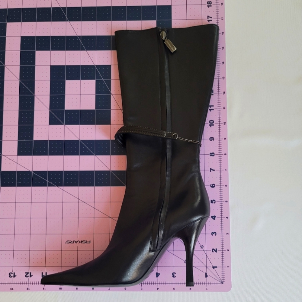 NWOT Bruno Magli Knee-High Boots Size 37 EU Made in Italy - Picture 11 of 16